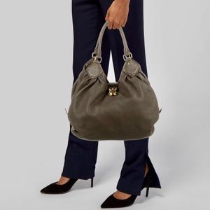 Louis Vuitton Large Mahina Leather hobo